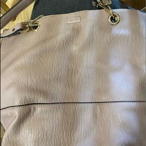 Calvin Klein peach color purse